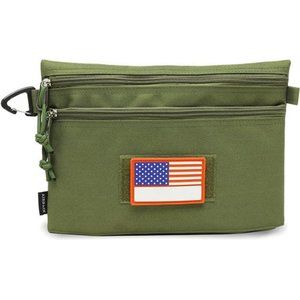 Tactical Carry On Zipper Pouch, Toiletry Bag Packing Sack Cosmetic Kit Makeup